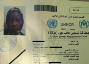 كانت دائمة التواجد أمام المفوضية، وفاة لاجئة سودانية وجنينها ومازال البحث جاري عن اسرتها