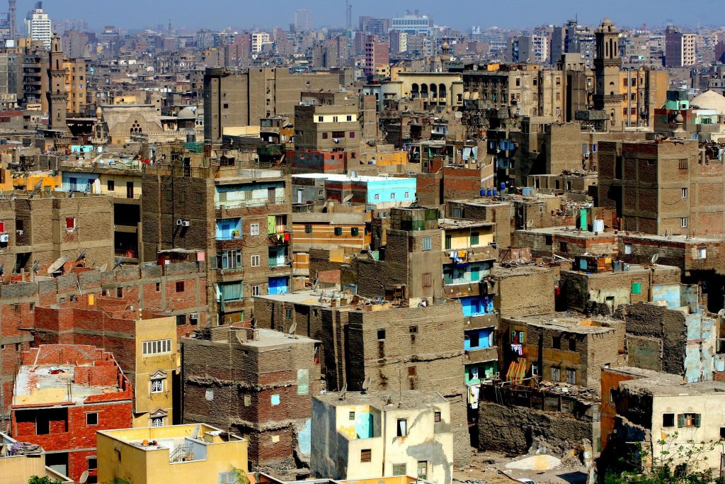 منظر جوي للقاهرة مصر